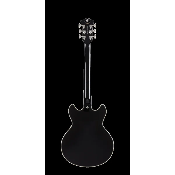 Guitare Electrique D'ANGELICO PREMIER MINI DC BLACK FLAKE