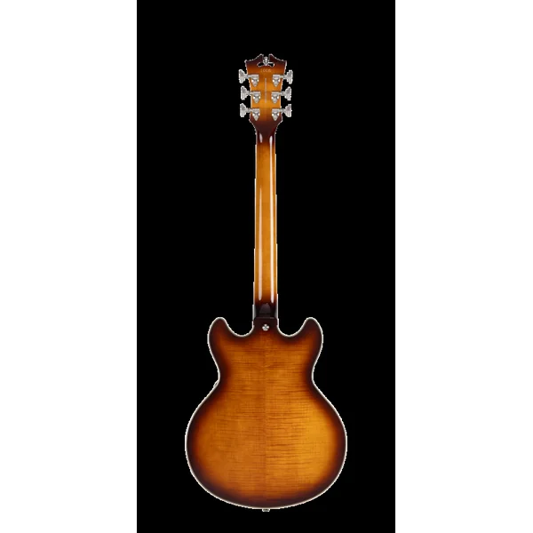 Guitare Electrique D'ANGELICO PREMIER MINI DC DARK ICED TEA BURST
