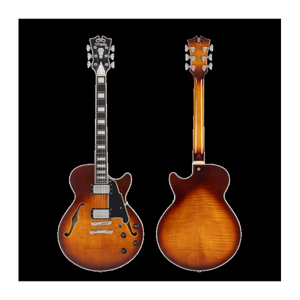 Guitare Electrique D'ANGELICO PREMIER SS DARK ICED TEA BURST