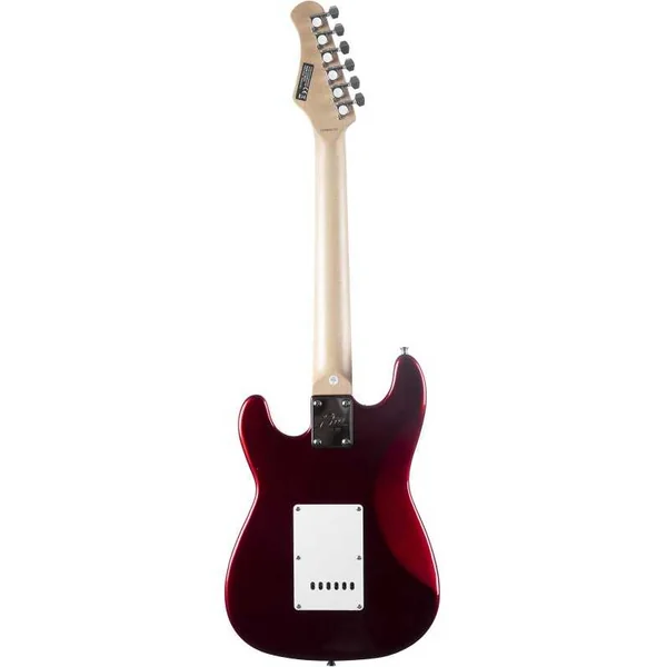 Guitare Electrique EKO ST100-3/4-RED - Type Strat - Format 3/4 - Chrome Red