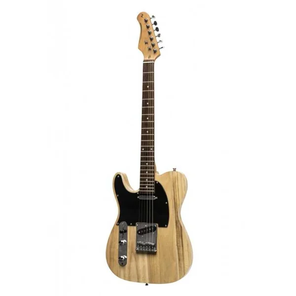 Guitare Electrique Gaucher Stagg SET-STD NAT LH - SERIE STD-T NAT