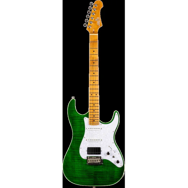 Guitare Electrique Jet Guitars JS600 Transparent Green