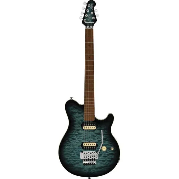 Guitare Electrique STERLING BY MUSIC MAN - ST-AX50QM-YUB-M2 - AX50 - Yucatan Blue