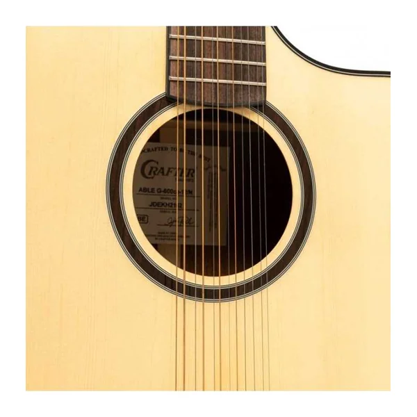 Guitare Folk Electro 12 Cordes CRAFTER ABLE G600CE N12