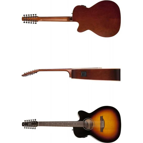 Guitare Folk Electro 12 Cordes SEAGULL S12 Sunburst CH CW GT Presys II