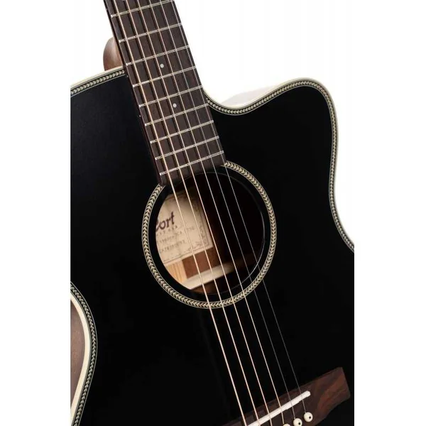 Guitare Folk Electro CORT ESSENCE OC4 TABLE NOIRE