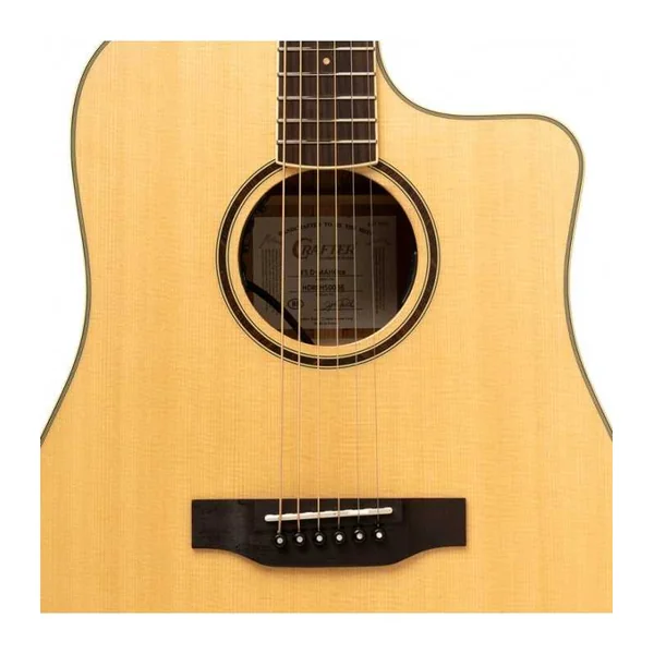 Guitare Folk Electro CRAFTER ES-MAHO DCE NAT - DREAD CW + BAG