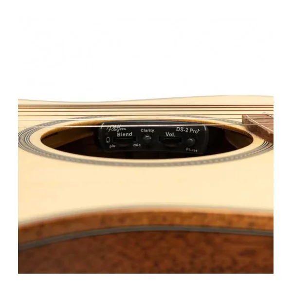 Guitare Folk Electro CRAFTER MIND T16E FGY N - EPICEA MANCHE LARGE