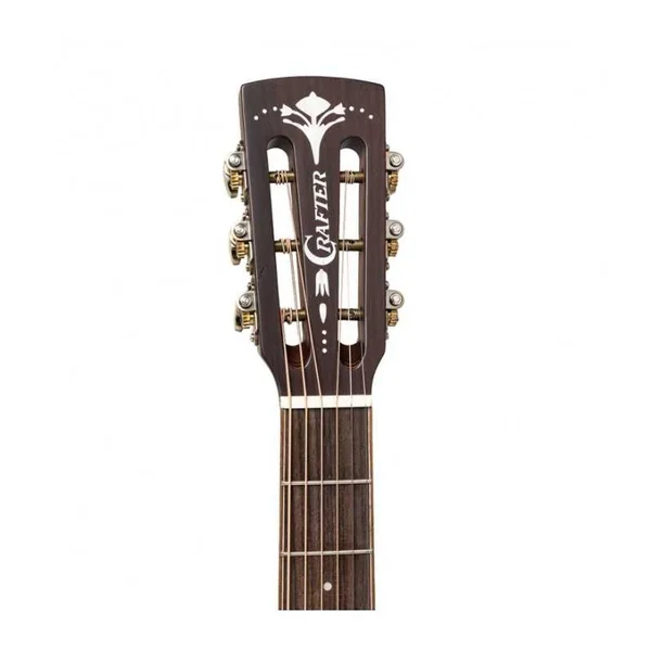 Guitare Folk Electro CRAFTER MIND T17E FGY N CEDRE MANCHE LARGE