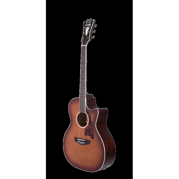 Guitare Folk Electro D'ANGELICO PREMIER GRAMERCY CARAMEL BURST
