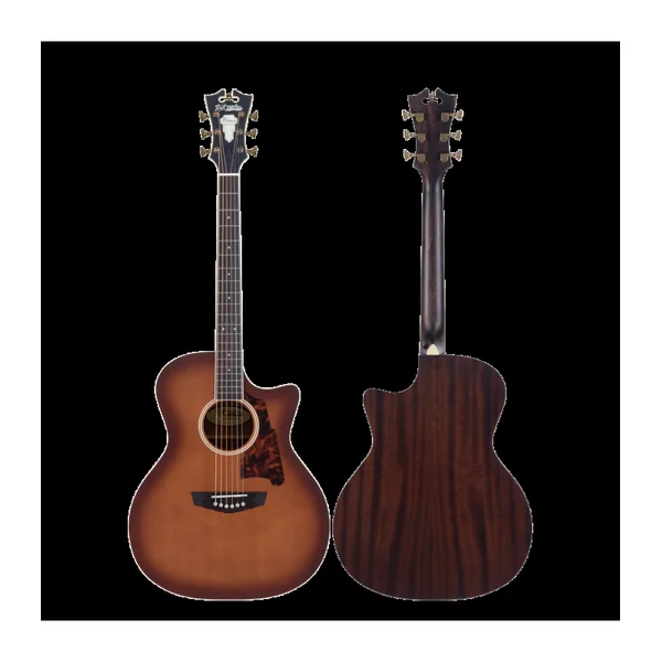 Guitare Folk Electro D'ANGELICO PREMIER GRAMERCY CARAMEL BURST
