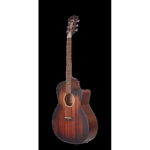 Guitare Folk Electro D'ANGELICO Premier Gramercy LS Aged Mahogany