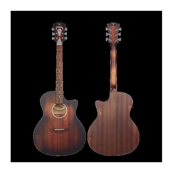 Guitare Folk Electro D'ANGELICO Premier Gramercy LS Aged Mahogany