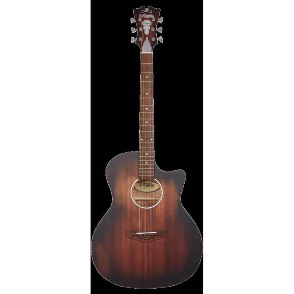 Guitare Folk Electro D'ANGELICO Premier Gramercy LS Aged Mahogany