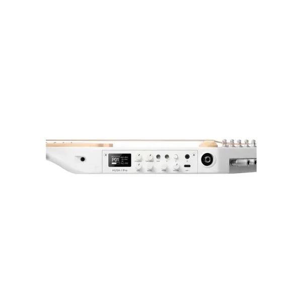Guitare Folk Electro Donner HUSH-I Pro Travel Guitar White