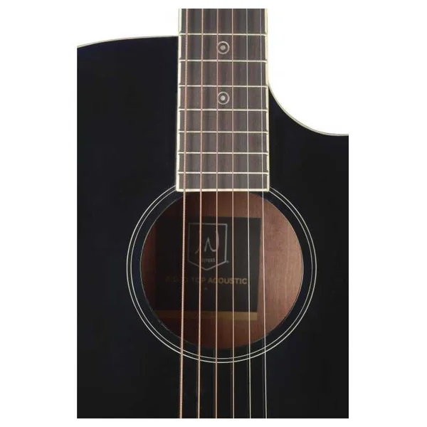 Guitare Folk Electro J.N. Guitars BES-ACE BK AUDIT CW-EPICEA