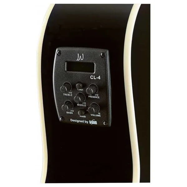 Guitare Folk Electro J.N. Guitars BES-ACE BK AUDIT CW-EPICEA