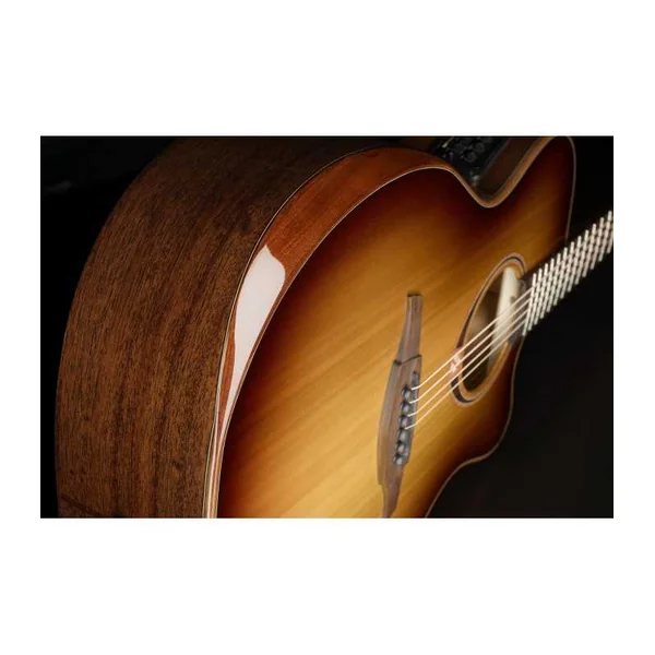 Guitare Folk Electro LAG T118ABCE-BRS - Bevel - Auditorium Cutaway Electro Bevel Brown Shadow