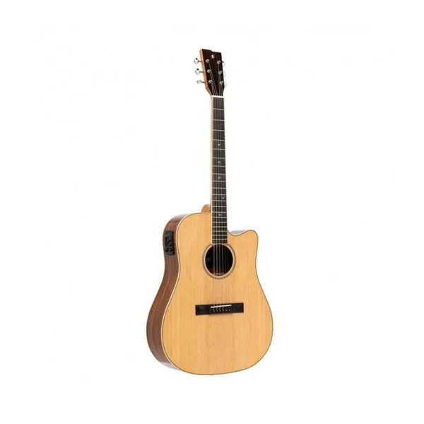 Guitare Folk Electro Stagg SA45 DCE-AC - CUT DREAD EPICEA ACACIA