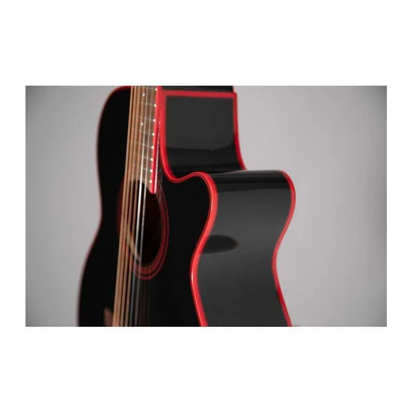 Guitare Folk Electro Takamine GF49CE-CB - FX Cutaway Cosmic Black Sparkle