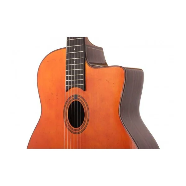 Guitare Jazz Manouche Altamira M30 Antique EN Epicéa Massif / Palissandre Massif - Livrée En Étui