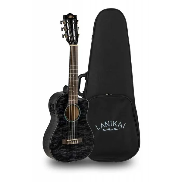 GUITARLELE ELECTRO LANIKAI ERABLE QM-BKCECG