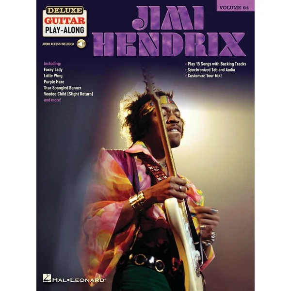 Hendrix J. Deluxe Guitar PLAY-ALONG Vol 24
