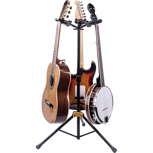 Hercules GS432B plus stand triple pour 3 instruments
