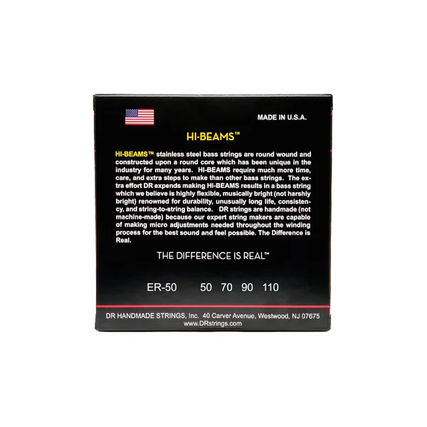 HI-BEAMS Stainless Steel 50-110 - set of 4 strings