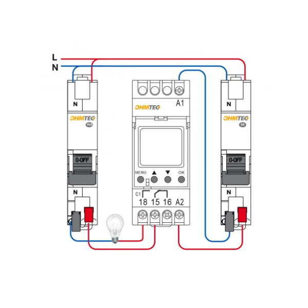 Horloge digitale modulaire programmable