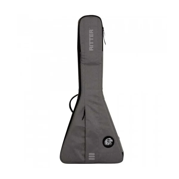 HOUSSE POUR GUITARE ELECTRIQUE RITTER EL FLYING V GRIS