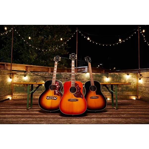 Inspired by Gibson J-200 - aged vintage sunburst