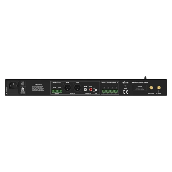 INTUSONIC NSA52 5-source Media Player with DAB+