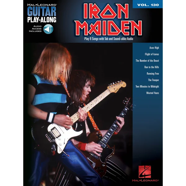 Iron Maiden Guitar Play Along Vol 130