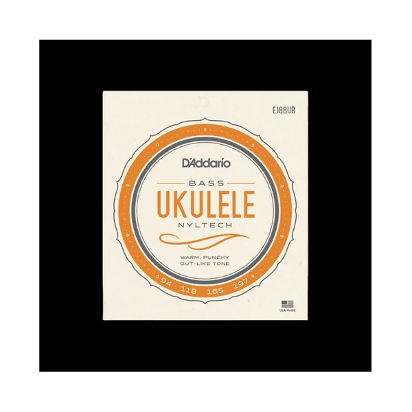Jeu de Cordes pour Ukulélé D'Addario EJ88UB Nyltech Ukulele, Bass