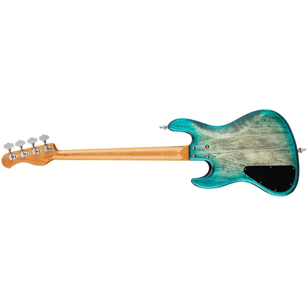J/J Bass 4 Metroline 21-Fret Standard Ltd (Germany, MN) - whale blue trans satin