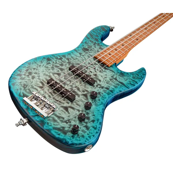 J/J Bass 4 Metroline 21-Fret Standard Ltd (Germany, MN) - whale blue trans satin