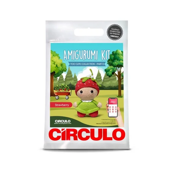 Kit Amigurumi Fraise - Circulo