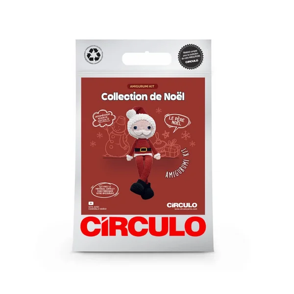 Kit Amigurumi - Père Noël - Circulo