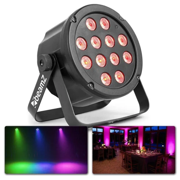 Kit Complet d'Éclairage BeamZ avec 4 Spots Slimpar35
