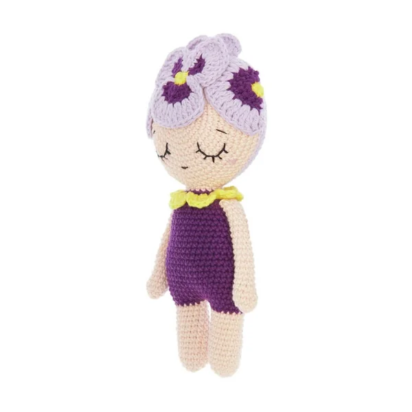 Kit Crochet Ricorumi Pensée – Blooming Beauties de Rico Design : Une fleur délicate à crocheter avec soin