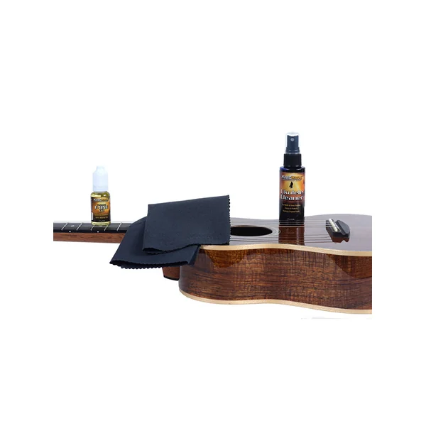 Kit de nettoyage Ukulele - Nettoyant, F-One et chiffon microfibre