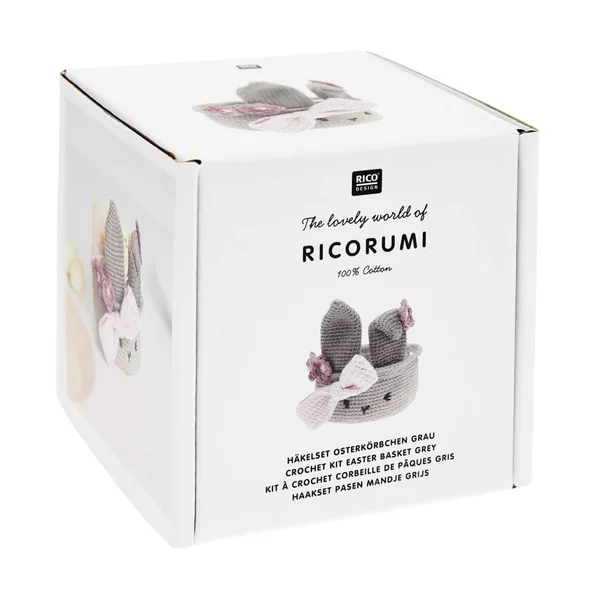 Kits à crocheter Ricorumi - Corbeilles de Pâques - Rico Design