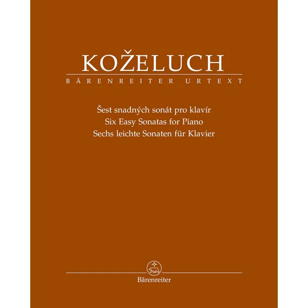 Kozeluch L. Sonates Faciles Piano