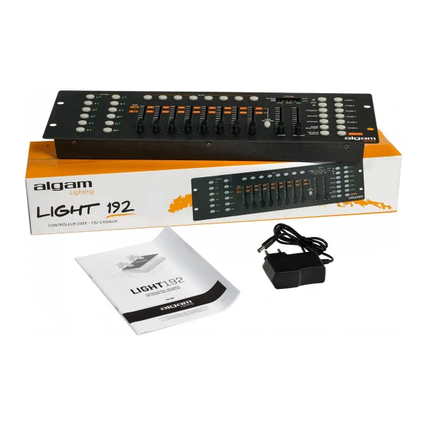LIGHT192 Algam Lighting - Console DMX programmable 192 canaux 12 projecteurs
