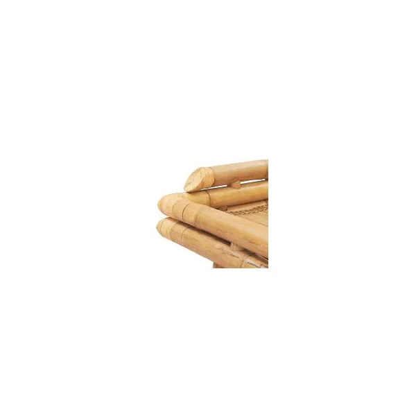 Lit bambou 200x200 cm naturel lit adulte véritable bambou lit deux places