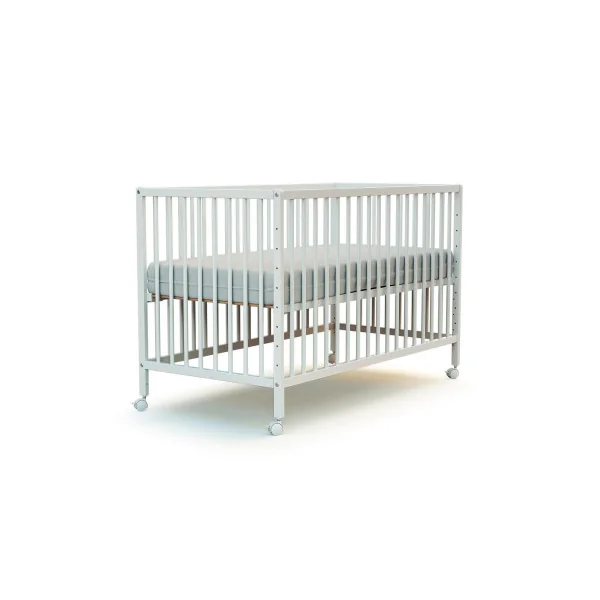 Lit cododo évolutif en lit bébé 60x120 cm sommier réglable en 5 hauteurs