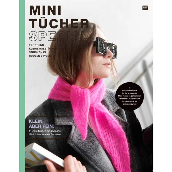 Livre "Spécial Mini Foulard" – Un Guide Moderne pour des Accessoires Tendance - Rico Design