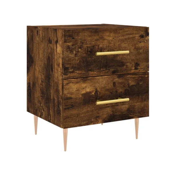 Lot 2 Tables de Chevet Chêne Table de Nuit Tendance