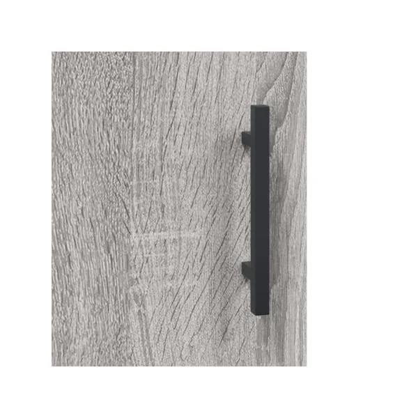 Lot de 2 Tables de Chevet Gris Tables de Nuit 1 Porte